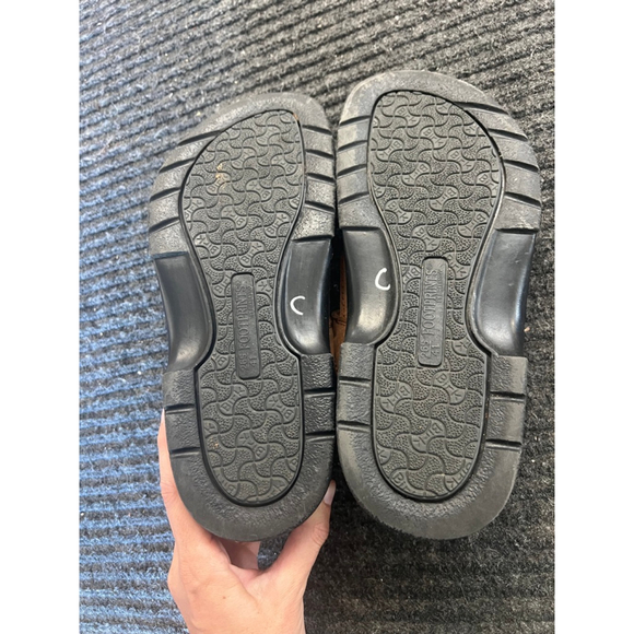 Birkenstock Footprints Tan Leather Fisherman Shoes Mary Jane EU 41 US 10 Women G - Picture 11 of 13